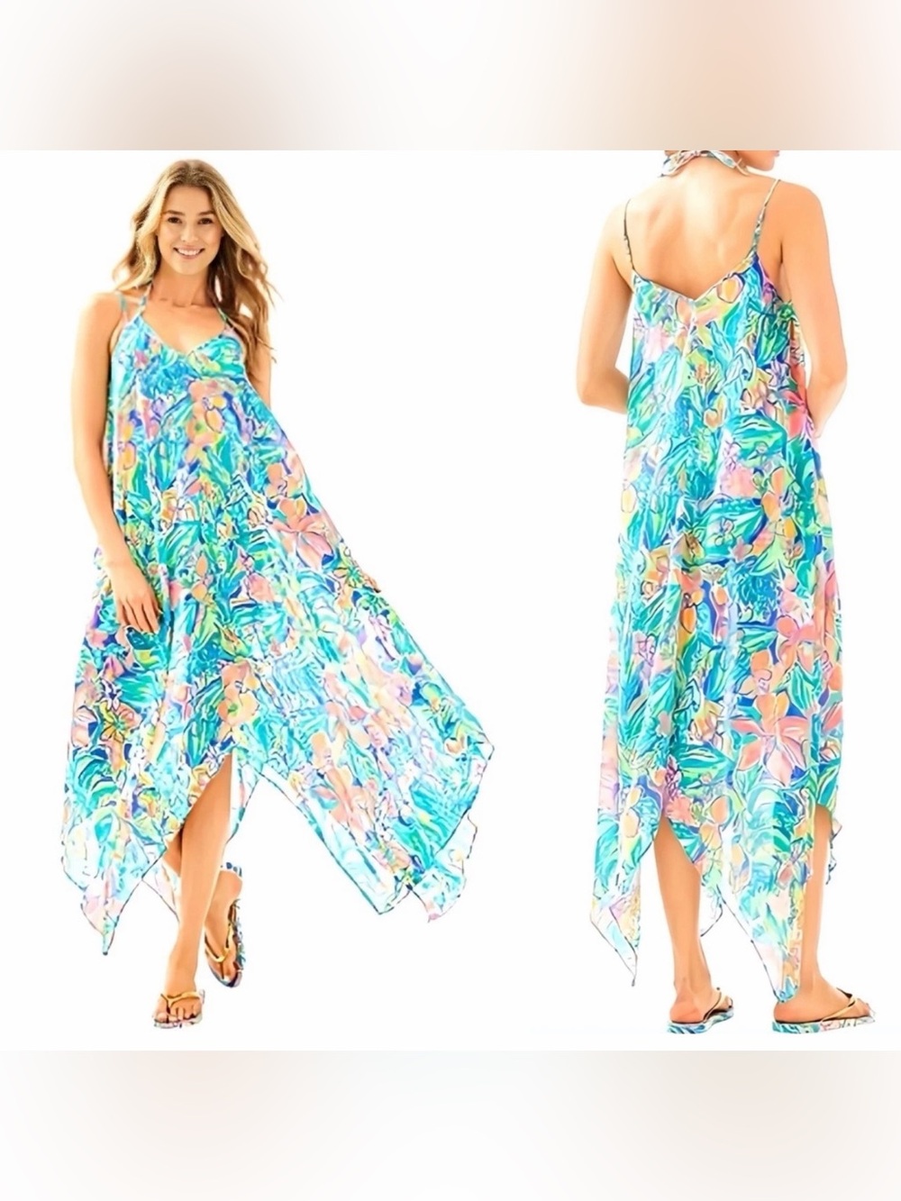 Lilly Pulitzer Surf Gypsea Swim Perry Cover Up Beach Dress